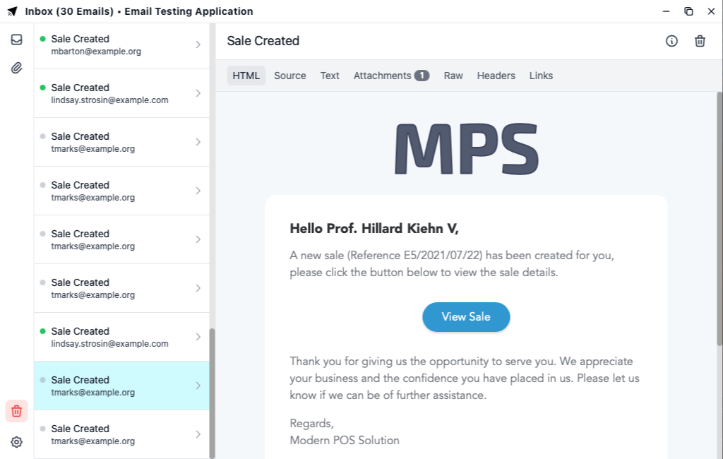 Inbox - EmailTesting.App